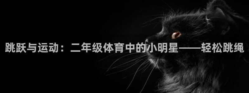 跳跃与运动：二年级体育中的小明星——轻松跳绳